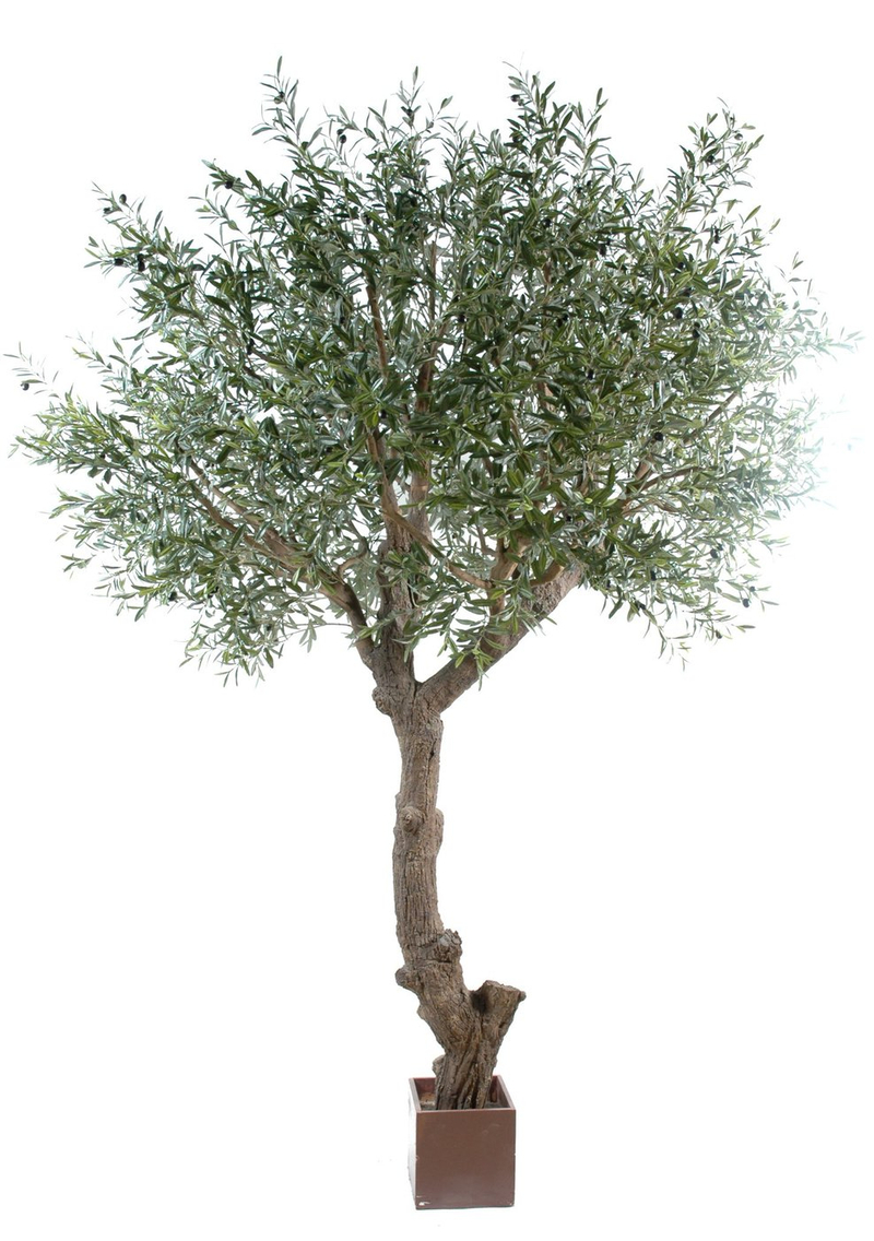 Olivo artificial grande, árbol artificial, árbol de seda, planta